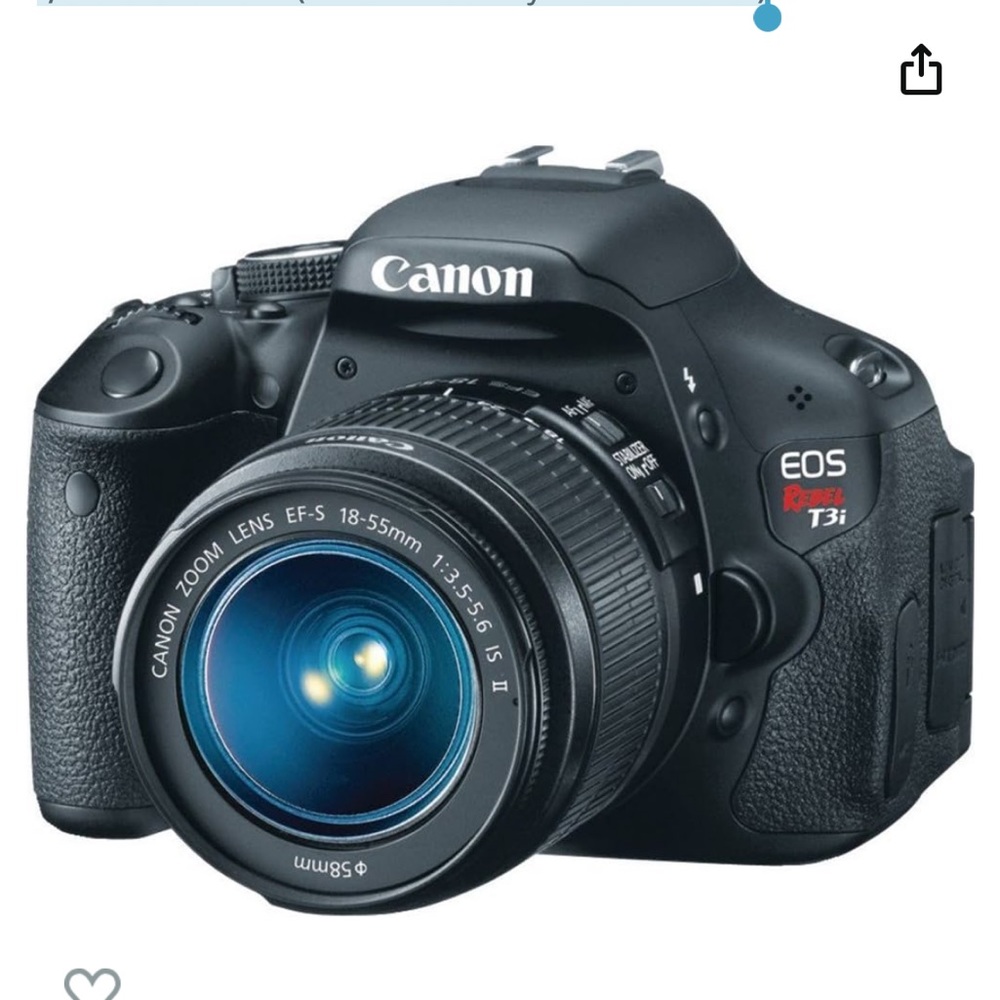 Canon EOS Rebel T3i Digital SLR Camera with EF-S 18-55mm f/3.5-5.6 IS Lens